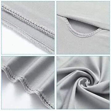 SATINIOR 4 Pairs Cooling Shawl Arm Sleeves with Finger Hole Anti-UV Arm Sleeves for Women Golfing Driving