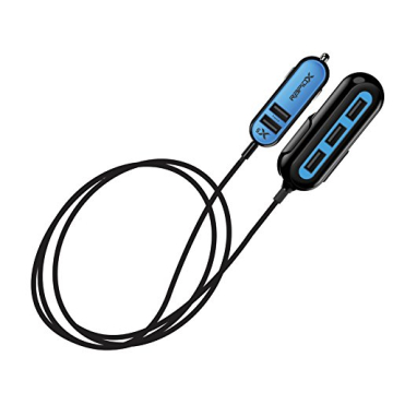 RapidX X5 Car Charger with 5 USB Ports for iPhone and Android - Blue