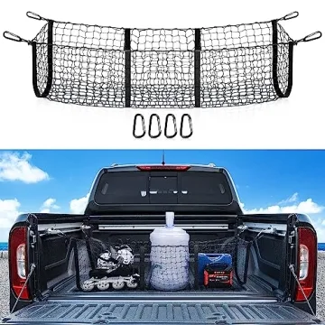 MICTUNING Heavy Duty Cargo Organizer Net with Carabiners
