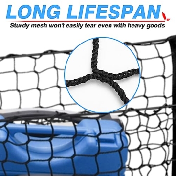 MICTUNING Heavy Duty Cargo Organizer Net with Carabiners