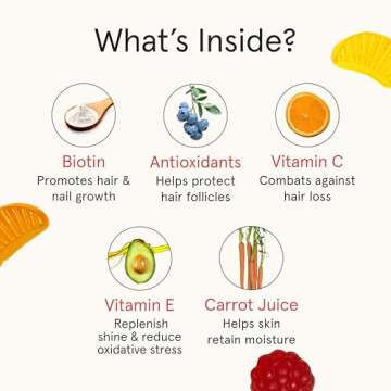 iRestore Hair Gummy Vitamins, Vegan Biotin Gummies for Hair Skin and Nails Gummies, Hair Gummies, Biotin Gummies for Hair Growth Biotin Vitamins Hair Vitamins Gummies for Women & Men, Biotin 10000mcg