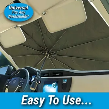 Ontel Brella Shield Car Windshield Sun Shade for Vehicles