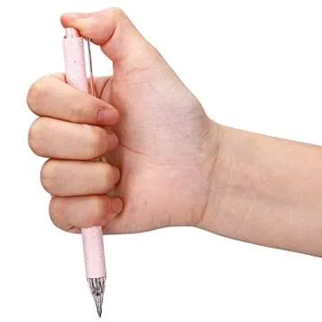 RIANCY Retractable Pink Gel Ink Pens for Smooth Writing