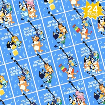 Anstey Valentines Day Gifts for Kids - 24 Cards with 24 Keychains