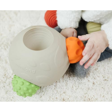 Miniland ECO Sensory Ball Set for Baby Teething and Play
