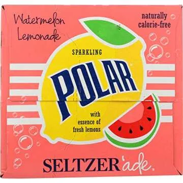 Polar Watermelon Lemonade Seltzer, 12 Fl Oz, 8 Pack