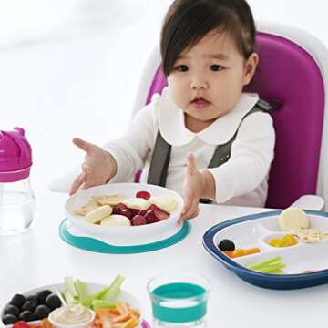 OXO Tot Stick & Stay Suction Plate, Teal