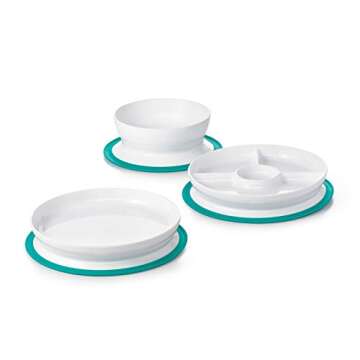 OXO Tot Stick & Stay Suction Plate, Teal