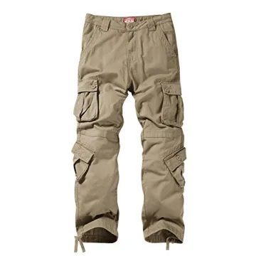 Match Men's Wild Cargo Pants in British Khaki - Comfort & Style