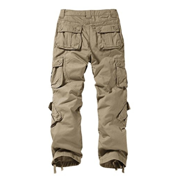 Match Men's Wild Cargo Pants in British Khaki - Comfort & Style