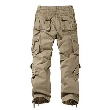 Match Men's Wild Cargo Pants in British Khaki - Comfort & Style