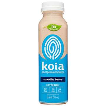 Koia Plant Powered Nutrition Dairy Free Vanilla Bean Drink Pack of 6