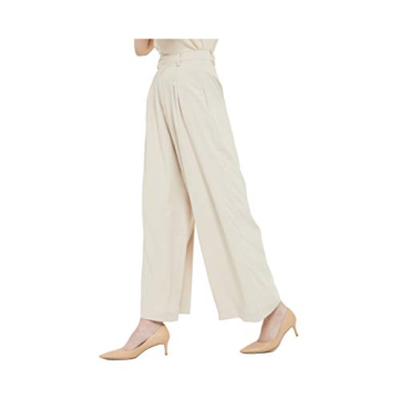 Tronjori Women High Waist Casual Wide Leg Palazzo Pants - Stylish Comfort