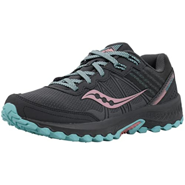 Saucony Women's Excursion TR14 Charcoal/Rose Running Shoe – Comfort Meets Functionality