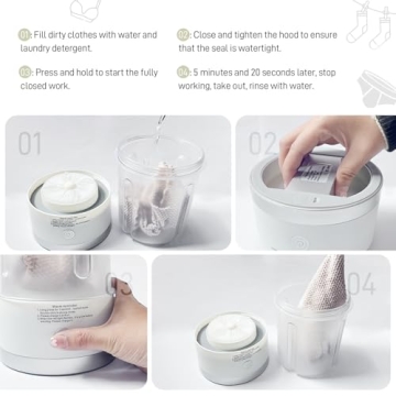 Underwear Washing Machine Mini Portable Deep Clean Compact