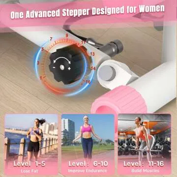 Adjustable Stair Steppers for Home Fitness Equipment