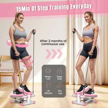 Adjustable Stair Steppers for Home Fitness Equipment