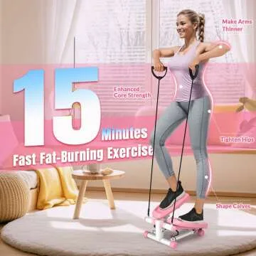 Adjustable Stair Steppers for Home Fitness Equipment