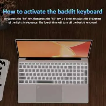 High-Performance Auusda 15.6" Laptop with Upgradable RAM