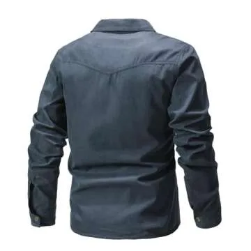 Flannel Lined Shirt Jacket for Rugged Style and Comfort