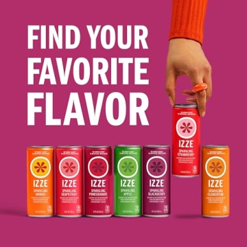 Izze Sparkling Juice Variety Pack - 24 Count