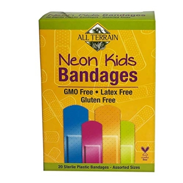 All Terrain Kids Neon Bandages for Sensitive Skin 20ct
