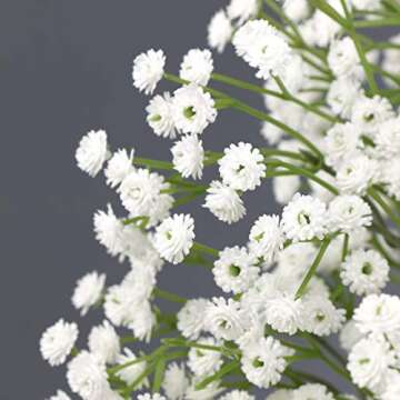 Olivachel 6pcs Baby's Breath Artificial Flowers for Weddings, Parties & Home Decoration