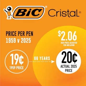 BIC Cristal Xtra Smooth Ballpoint Pens, 10 Count Blue