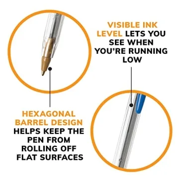 BIC Cristal Xtra Smooth Ballpoint Pens, 10 Count Blue