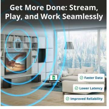 Waveform 4x4 MIMO Log Periodic Cellular SMA, U.FL and TS9 Antenna Kit for 4G & 5G Modems, Routers, and Gateways | T-Mobile, Verizon, AT&T Home Internet | Kit w/ 30ft RS240 Cable