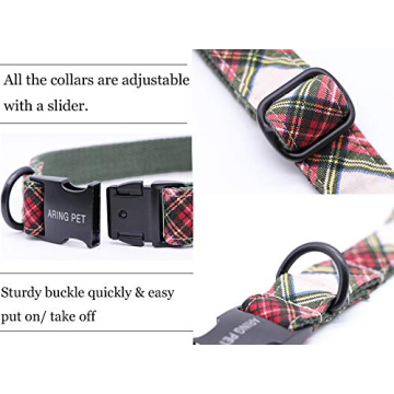 ARINIG PET Christmas Dog Collar Bowtie - Adorable & Durable for Dogs