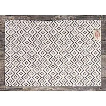 Maison d' Hermine Placemats 100% CottonSet of 4 Dinner Placemat, Decorative Washable Cloth Placemat, Dining, Buffet Parties & Camping, Amazonia - Thanksgiving/Christmas