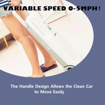 KIDSCLEANCAR Portable Go Kart 12v Ride On Race Car for Kids