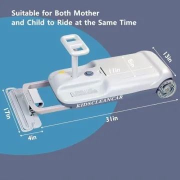 KIDSCLEANCAR Portable Go Kart 12v Ride On Race Car for Kids