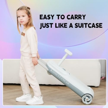 KIDSCLEANCAR Portable Go Kart 12v Ride On Race Car for Kids