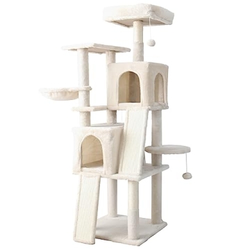 Duneasypet Cat Tree Stand - Tall, Stylish & Durable