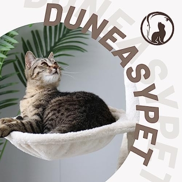 Duneasypet Cat Tree Stand - Tall, Stylish & Durable