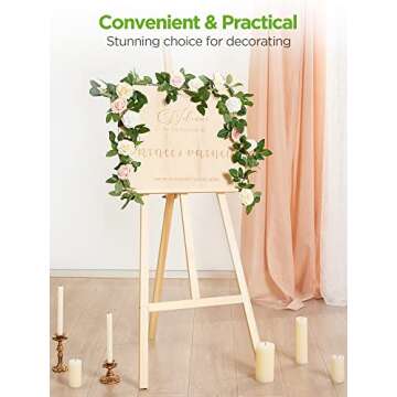 InnoGear Artificial Roses Foam Flowers, 50 Pcs Blush Roses Artificial Flowers Fake Roses for Decoration DIY Wedding Bouquets Centerpieces Bridal Shower Party Valentine's Day Christmas Xmas