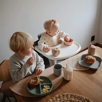 Mushie Silicone Baby Bib | Adjustable, Waterproof & Stylish