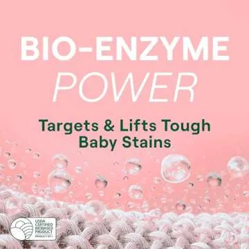 Seventh Generation Concentrated Baby Laundry Detergent, Fresh Scent, 40 Fl Oz, Pack of 2