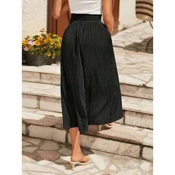 SweatyRocks Women's Casual High Waist Split Thigh Skirt - Timeless Fashion Gem