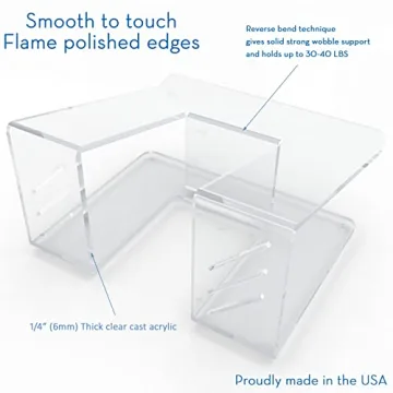Stylish Acrylic Laptop Stand for Ergonomic Comfort