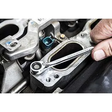 GEARWRENCH 13 Pc. 12 Pt. Reversible Ratcheting Combination Wrench Set, SAE - 9509N