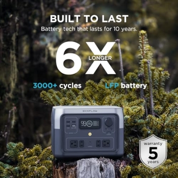 EF ECOFLOW RIVER 2 Max Portable Power Station 500Wh Fast Charging