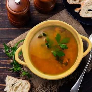 KooK 18 oz Soup Bowls - Oven Safe Ceramic Set of 4