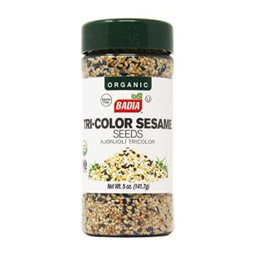 Premium Tri-Color Organic Sesame Seeds - Flavor and Nutrition