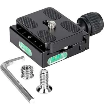 50mm Quick Release Clamp Adapter for DSLR Camera Tripods