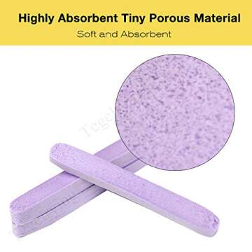 Facial Sponge Compressed,120 Count PVA Professional Makeup Removal Round Face Wash Sponges Spa Pads Exfoliating Cleansing for Women,Purple