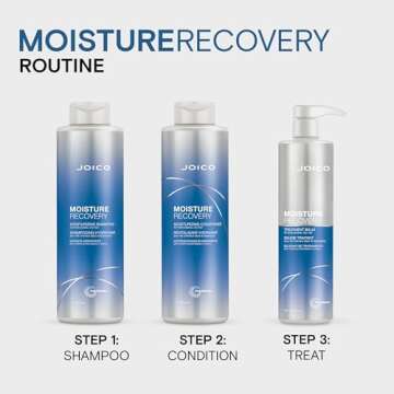 Joico Moisture Recovery Moisturizing Conditioner | For Thick, Coarse, Dry Hair | Restore Moisture, Smoothness, Strength, & Elasticity | Reduce Breakage | With Jojoba Oil & Shea Butter | 33.8 Fl Oz