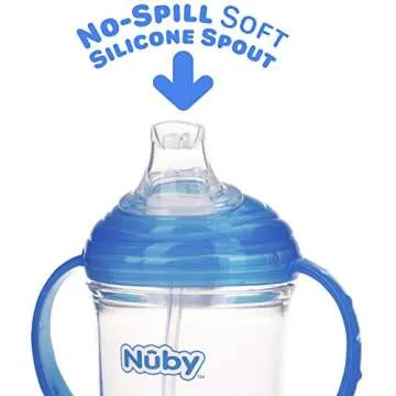 Nuby 360 Grip N' Sip 8oz Cup with Hygienic Cover
